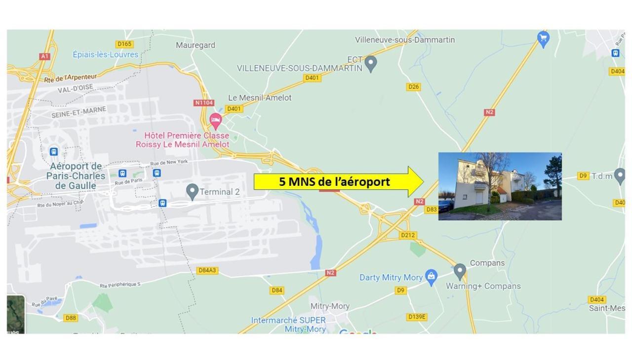 Le Stop N'Go Cdg - Airport - Asterix - Paris Thieux  エクステリア 写真